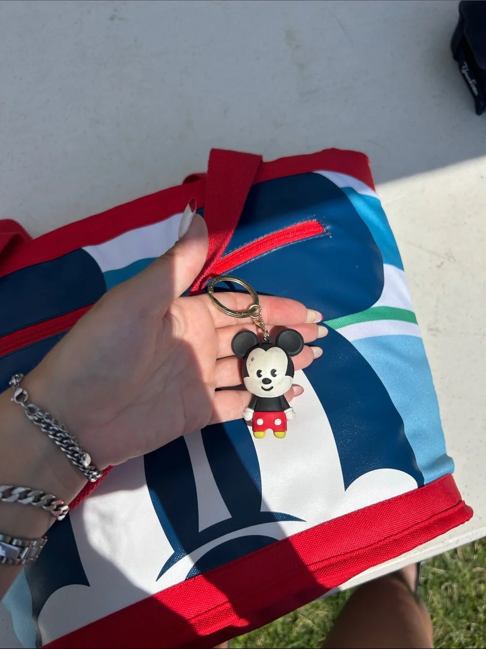Disney Mickey Mouse Red Blue Kids Tote Bag